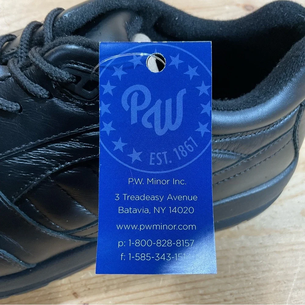 NWOB P.W. Minor Performance Walker Lace II Orthopedic Shoes Men’s 8 3W Black